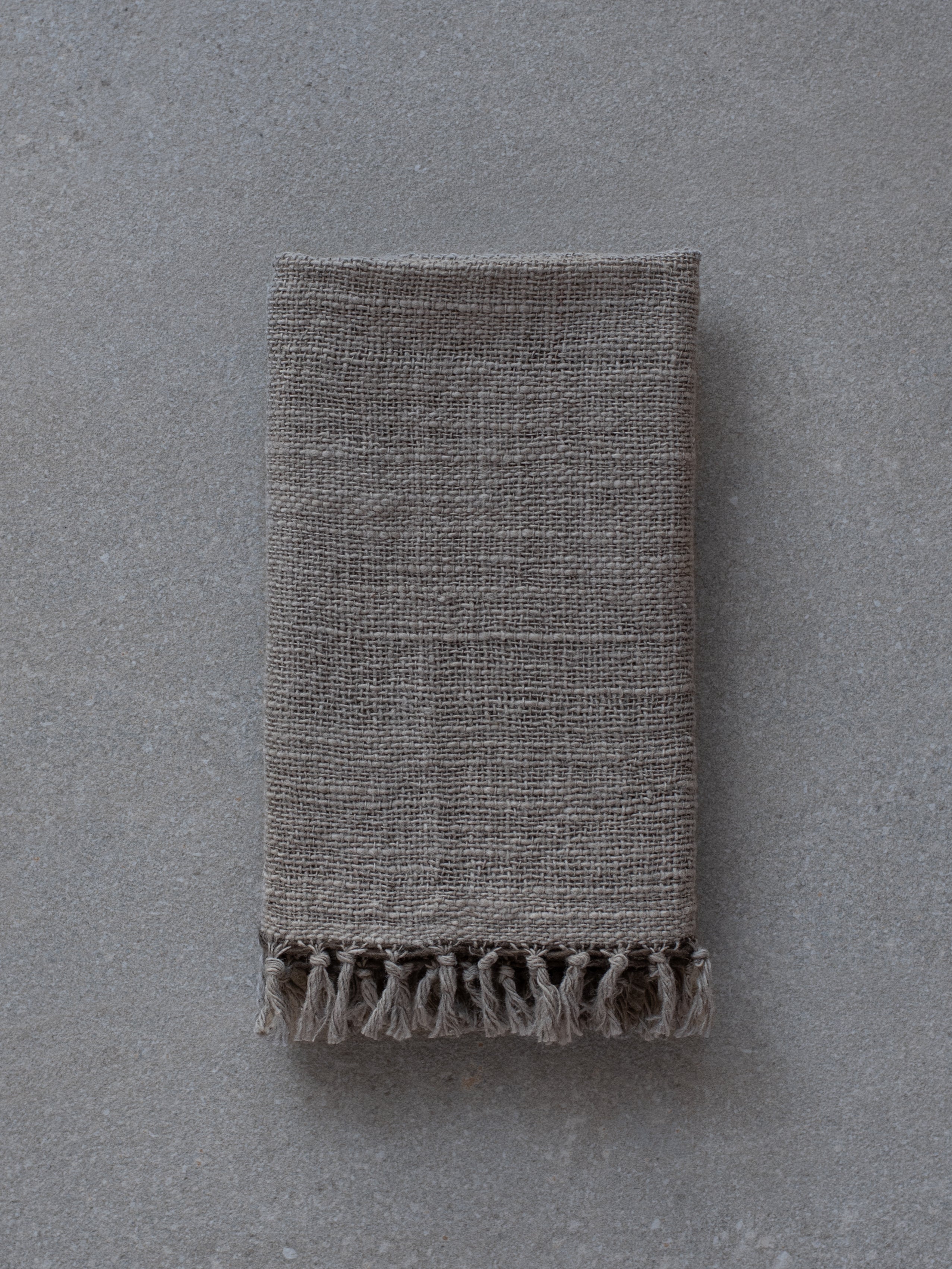 Handwoven Hand Towel - Stone