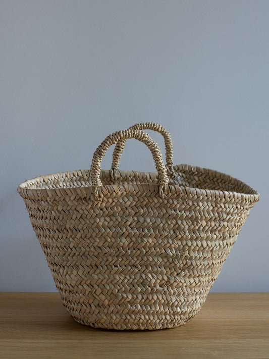 Handwoven Palm Leaves Basket