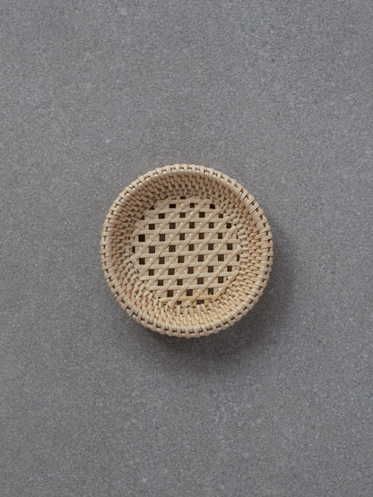 Handwoven Rattan Coaster