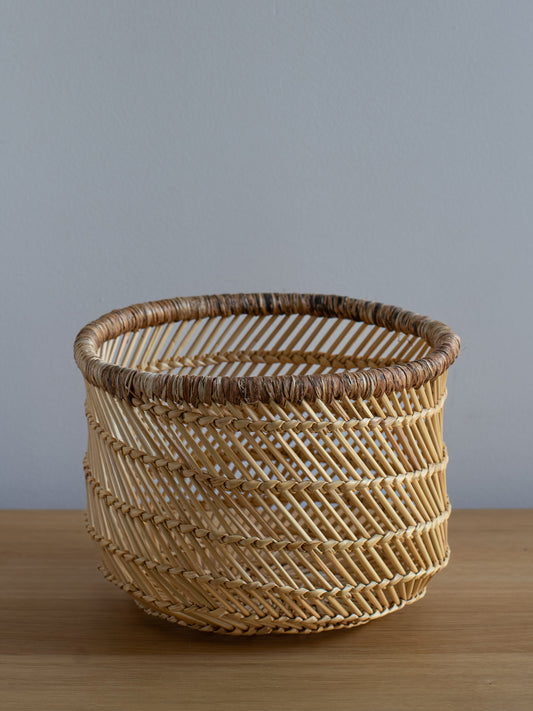 Handwoven Waterweed Basket