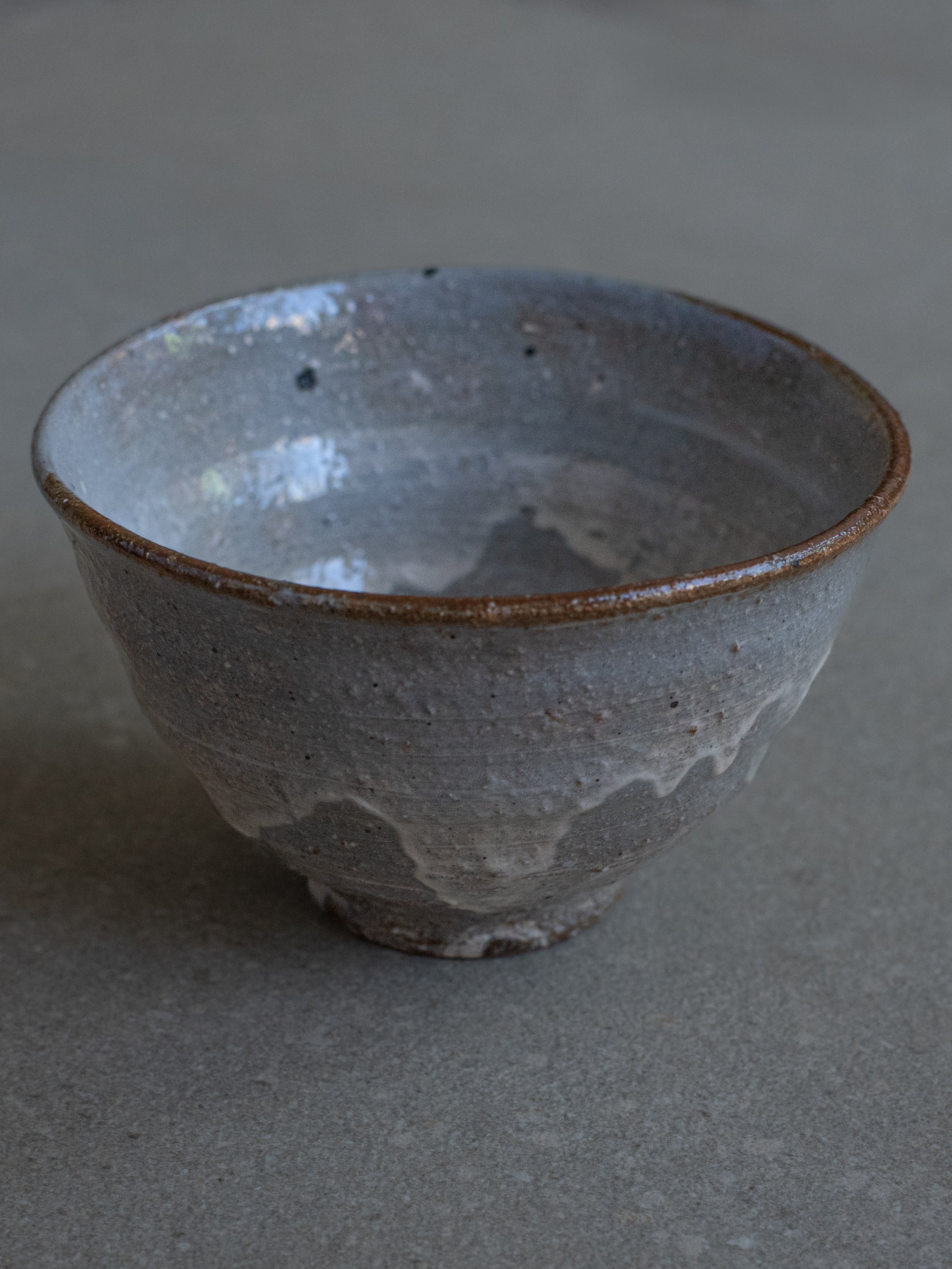 Shigaraki Ash Glazed Matcha Bowl