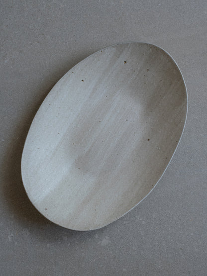 Shigaraki Oval Serving Plate