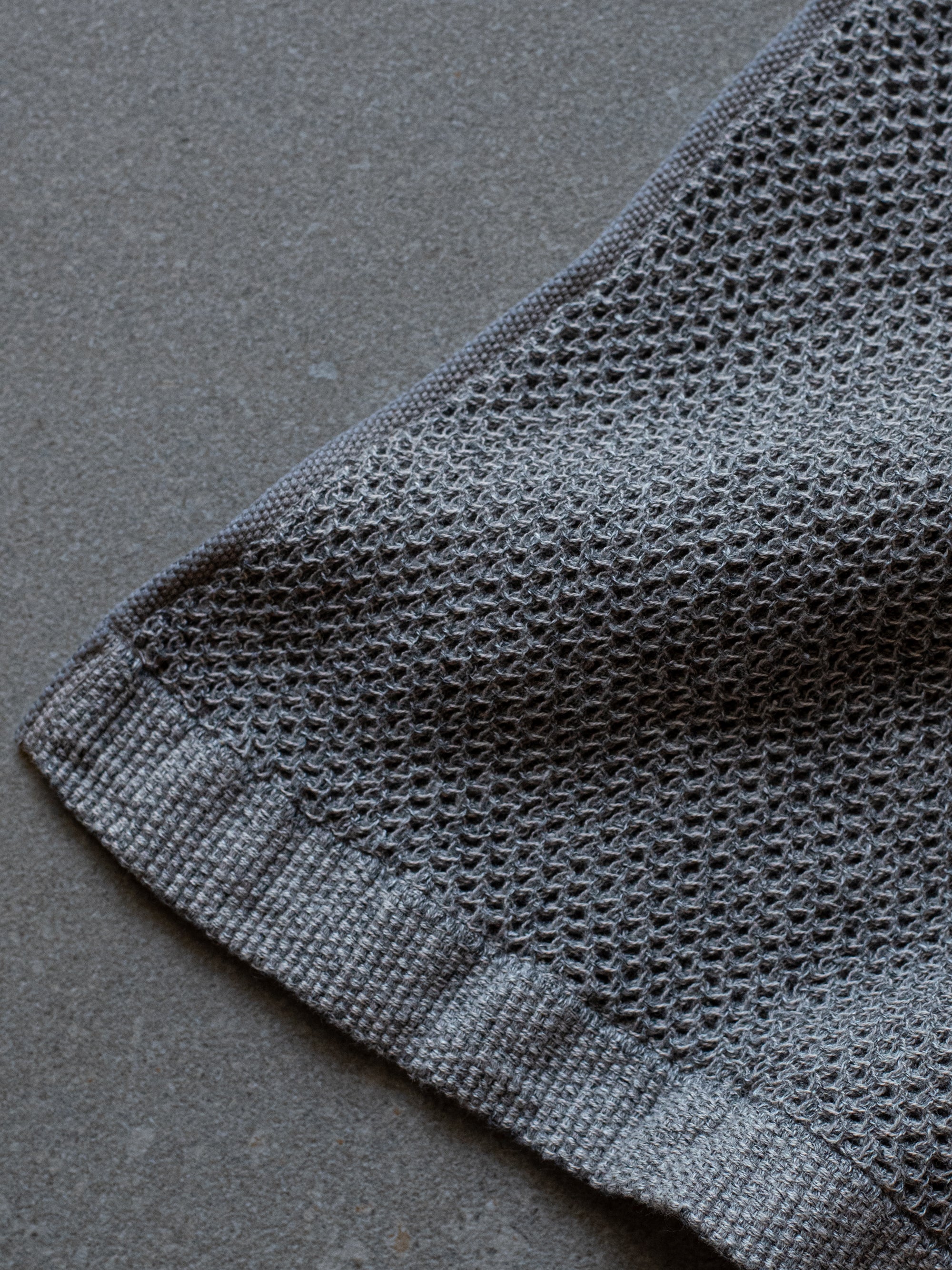 Vintage Waffle Hand Towel - Steel