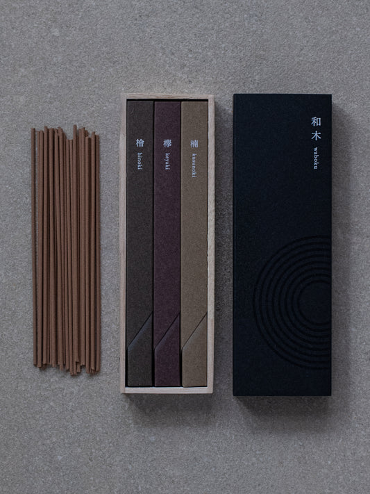 Assorted Waboku Incense Set (Japanese Wooden Scents)