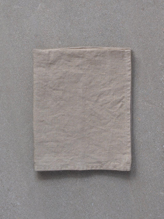 Linen Tea Towel - Beige