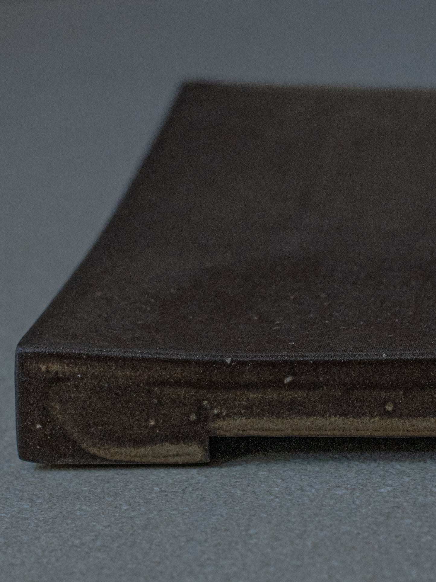 Kurotsuchi Haiyu Rectangle Plate - Small