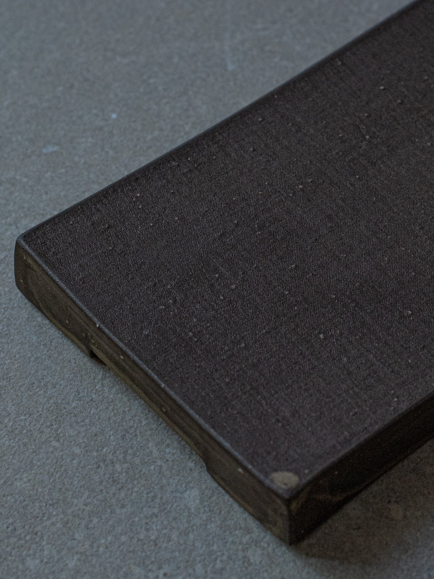 Kurotsuchi Haiyu Rectangle Plate - Small