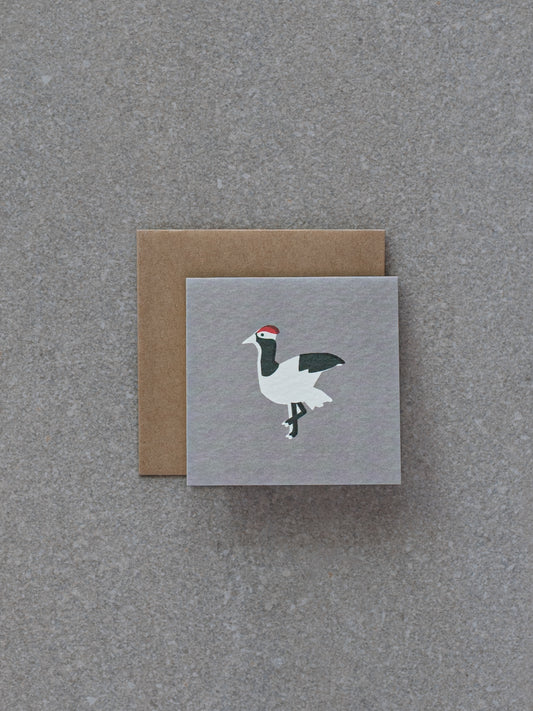 Mini Greeting Card - Crane & Turtle