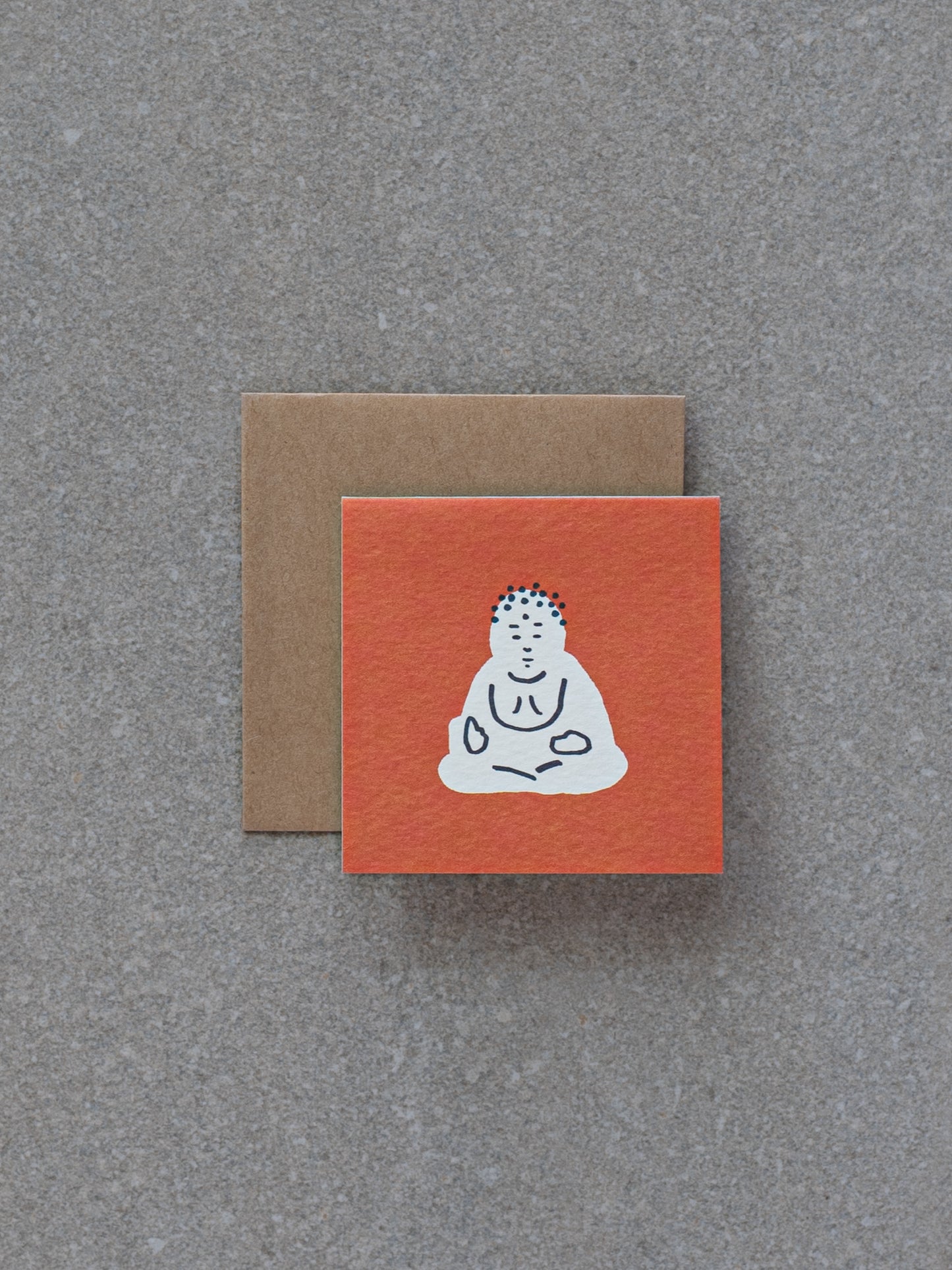 Mini Greeting Card - Daibutsu Buddha