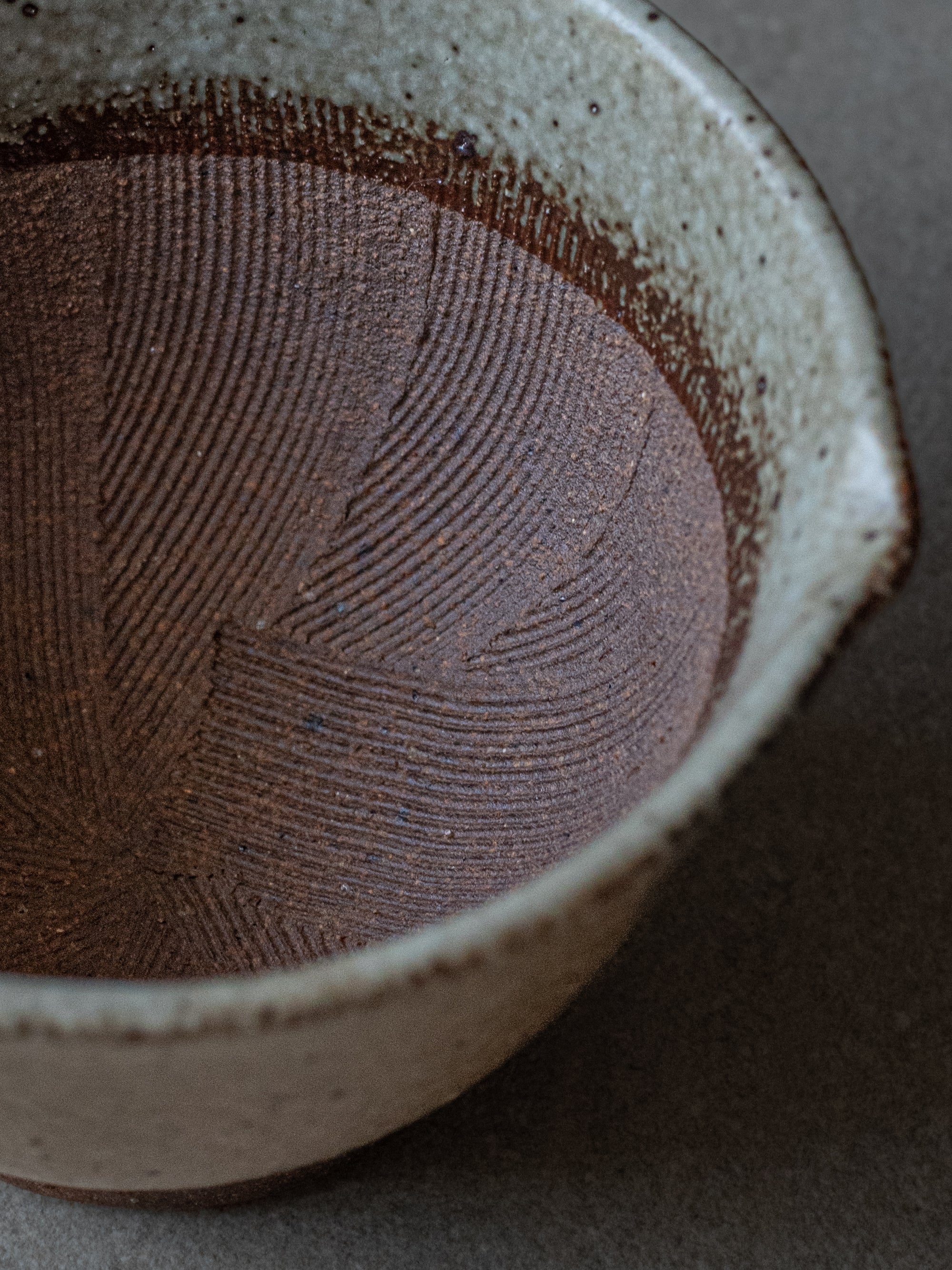 Mino Ware Suribachi & Surikogi Set - Small & Medium