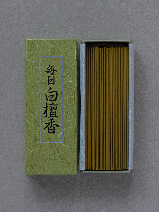 Mainichi Byakudan Everyday Sandalwood Incense Sticks