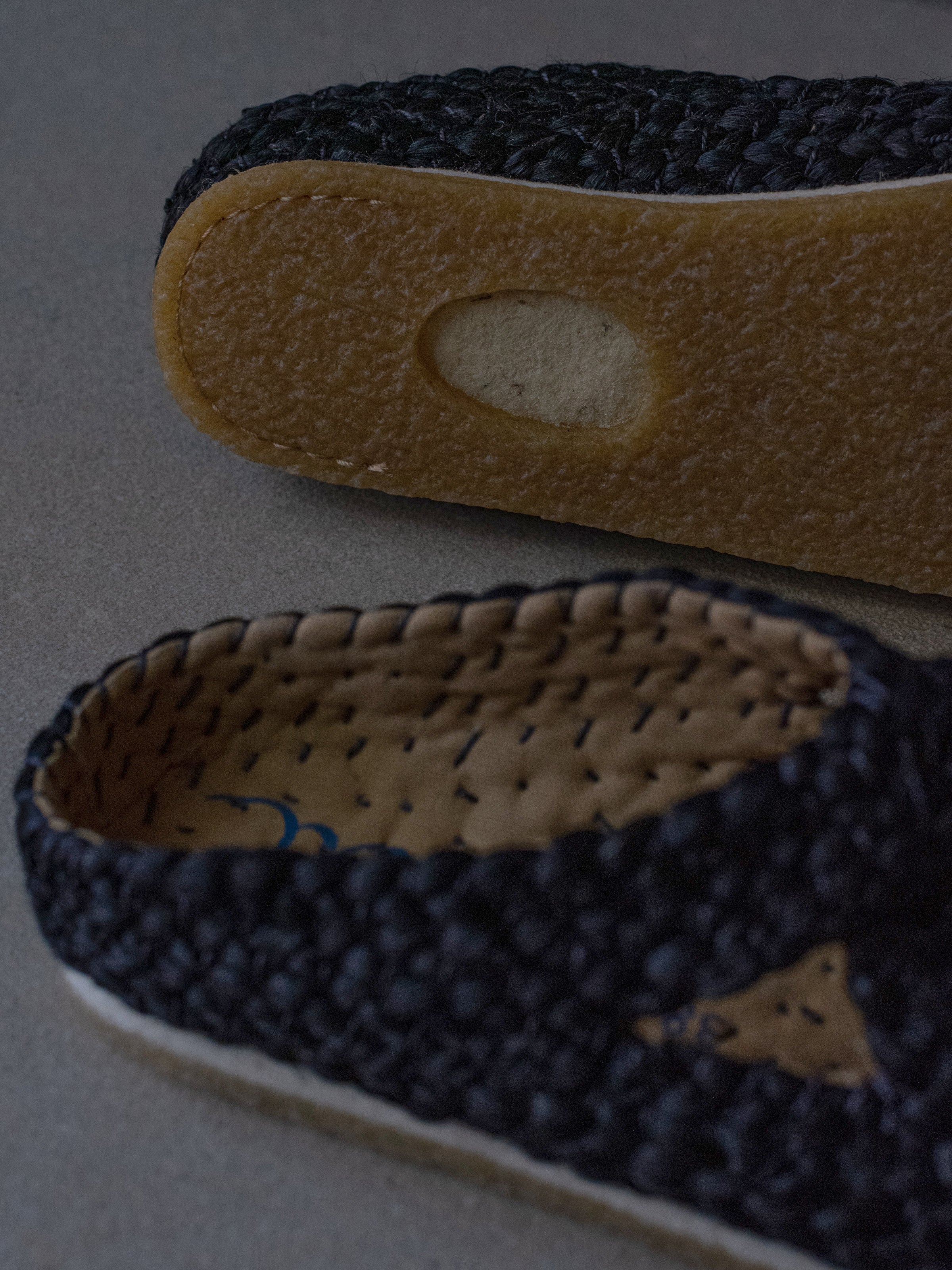 Illetes Jute Clogs - Black