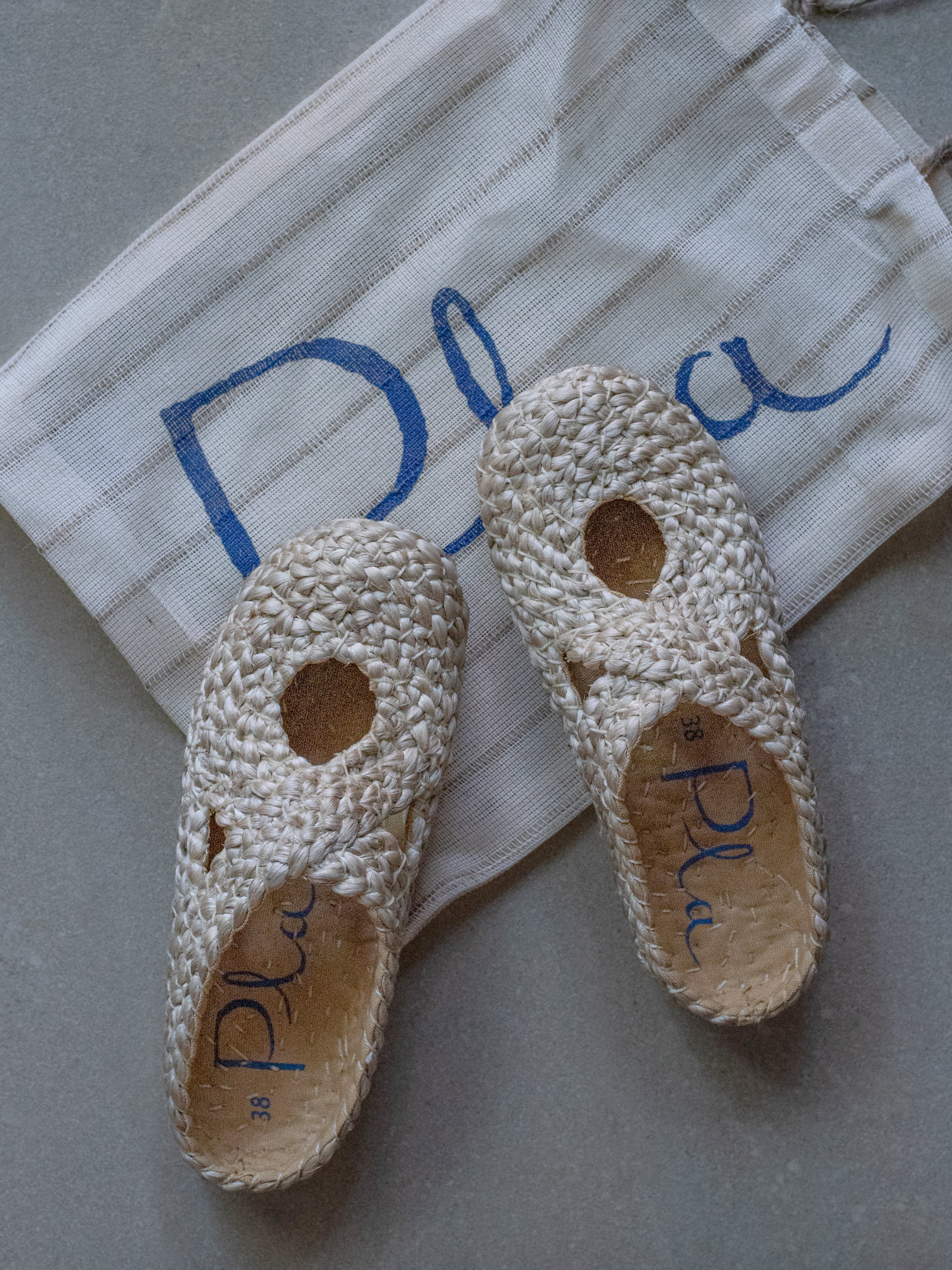 Illetes Jute Clogs - Natural