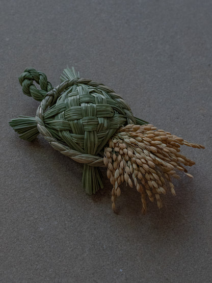 Rice Straw Decoration - Turtle