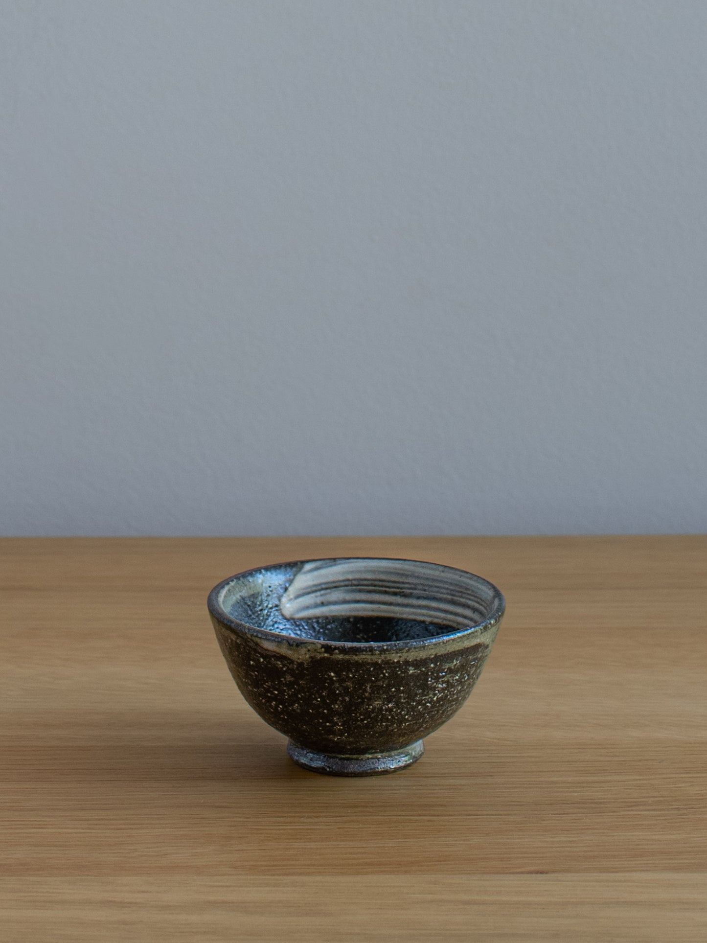Shigaraki Brushed Sake Cup