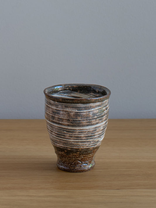 Shigaraki Tea Cup - Brushed