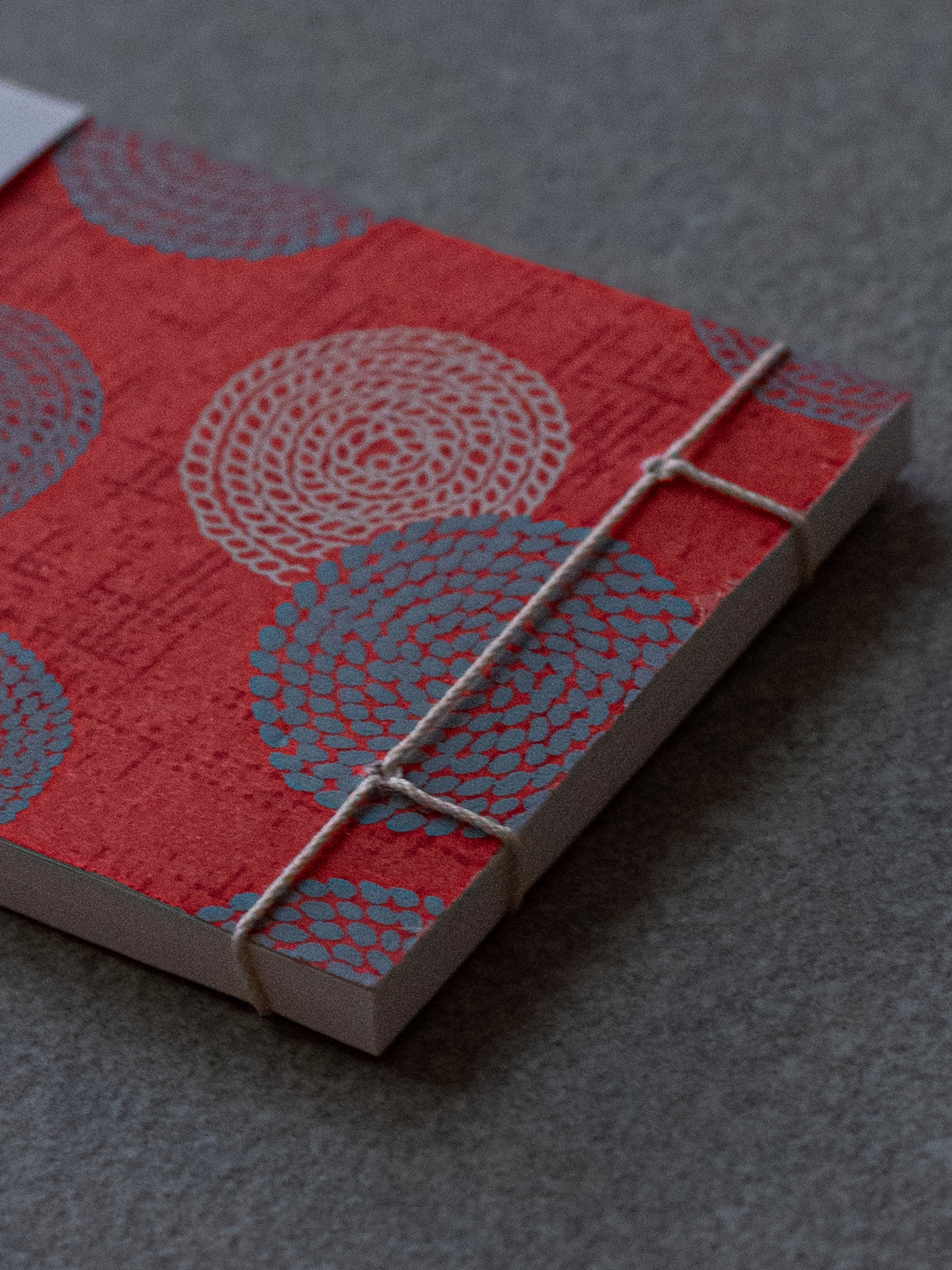 Yuzen memo pad rope circles, view 2