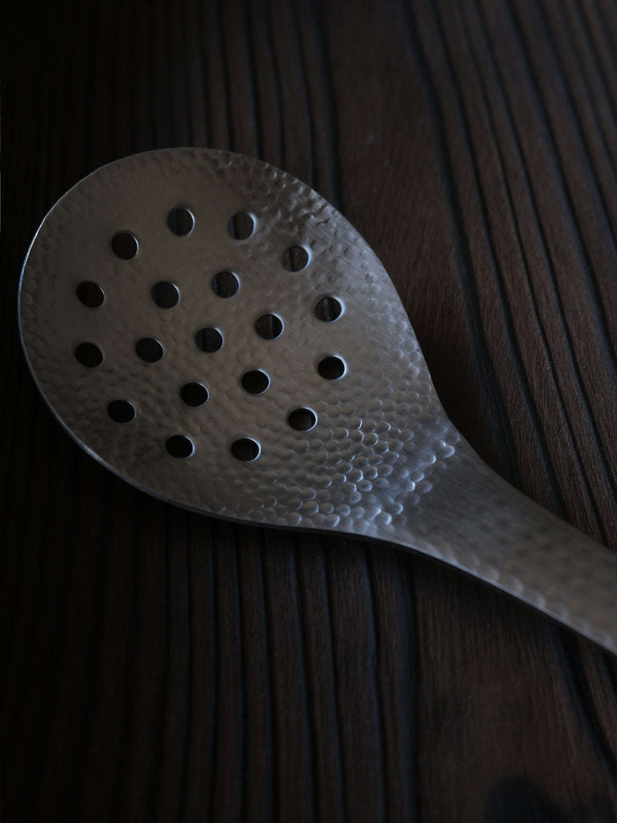 Nagomi hammered round slotted serving spoon II, view 5