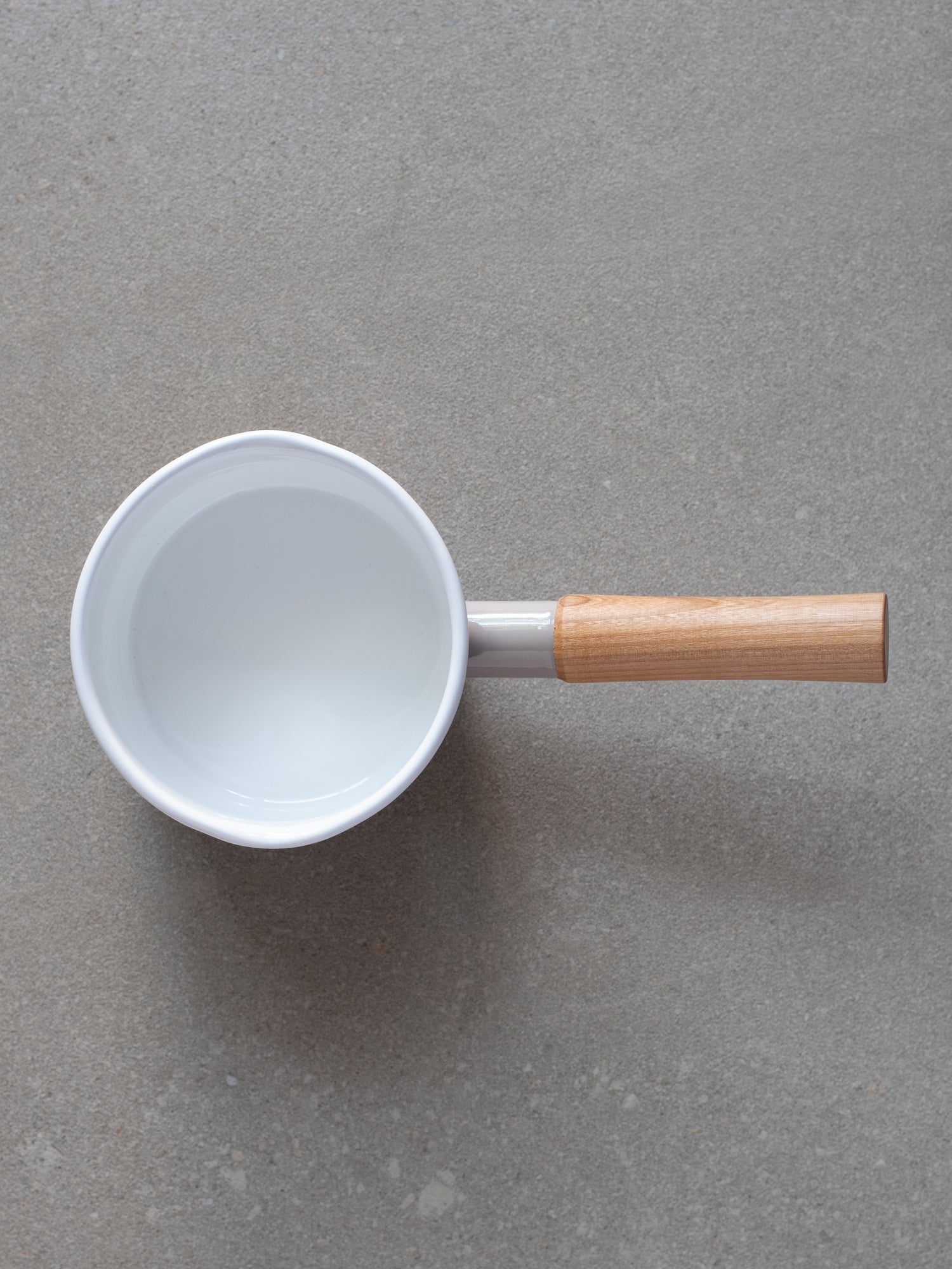 Couleur Enamel Milk Pan 12cm Beige