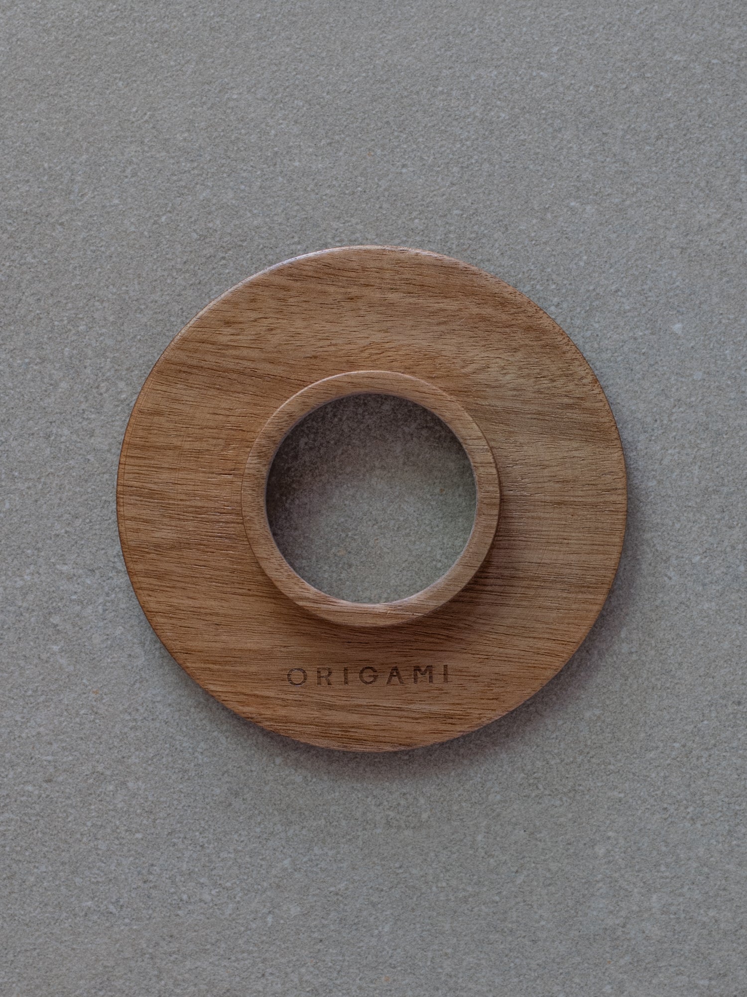 Origami Wood Dripper Holder - Acacia