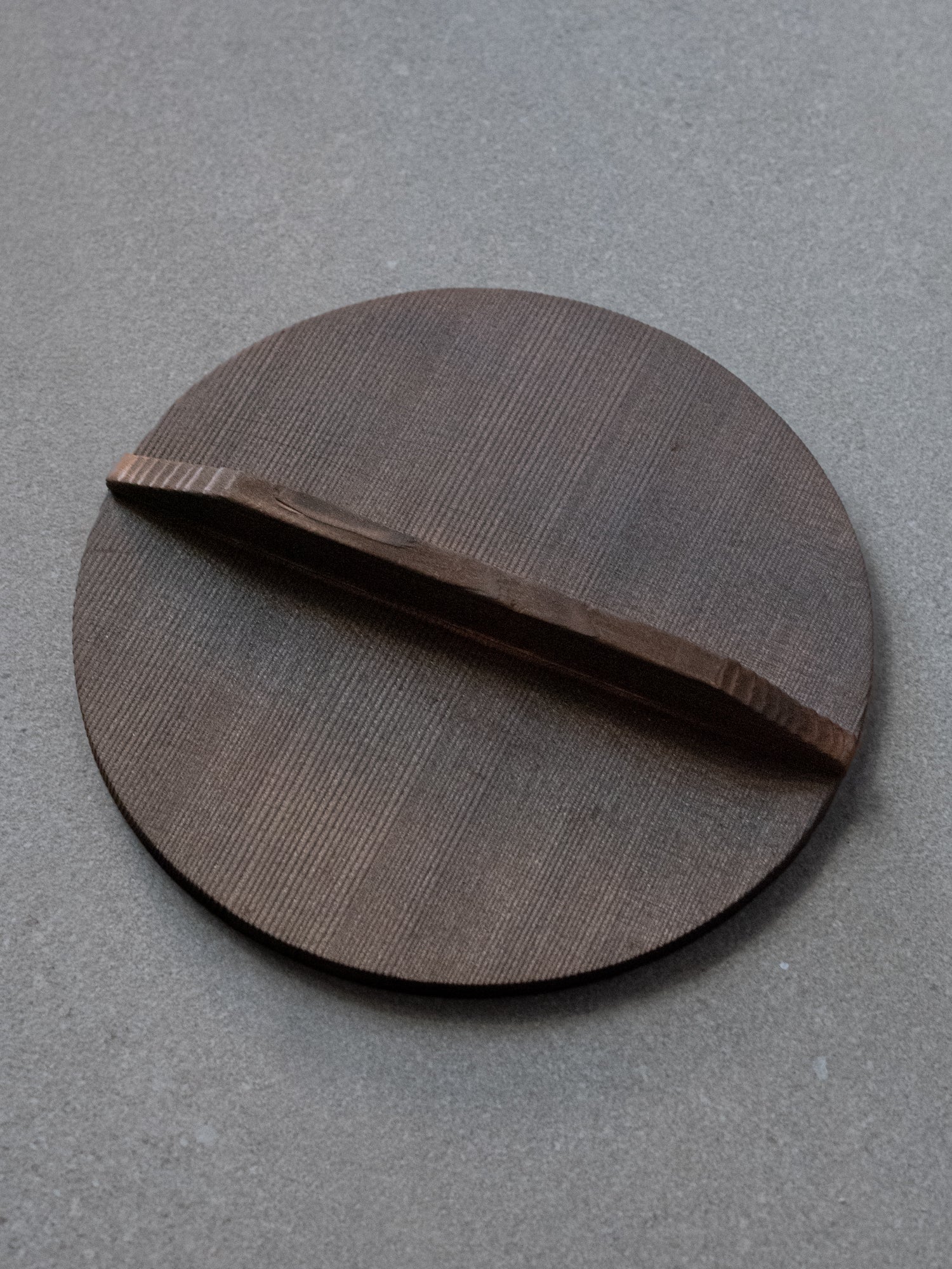 Burnished Cedar Drop Lid - 20cm