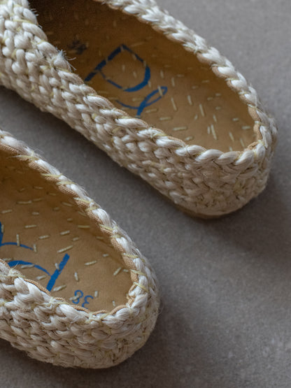 Bonanova Woven Jute Flats - Natural