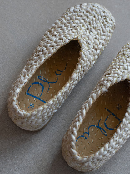 Bonanova Woven Jute Flats - Natural