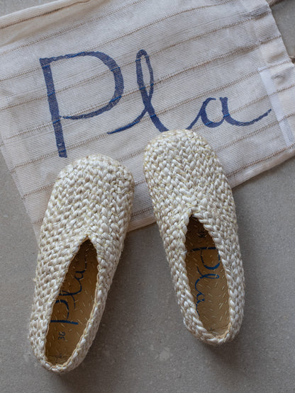 Bonanova Woven Jute Flats - Natural
