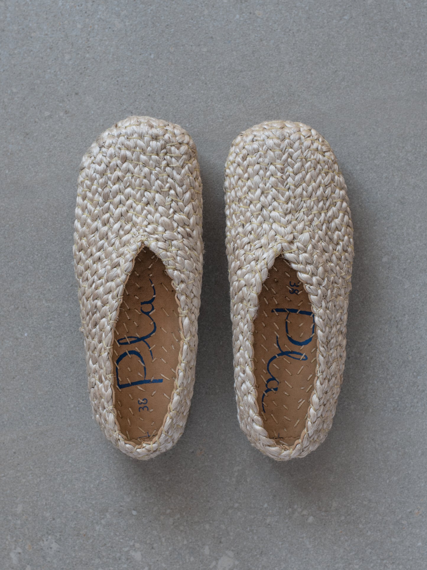 Bonanova Woven Jute Flats - Natural