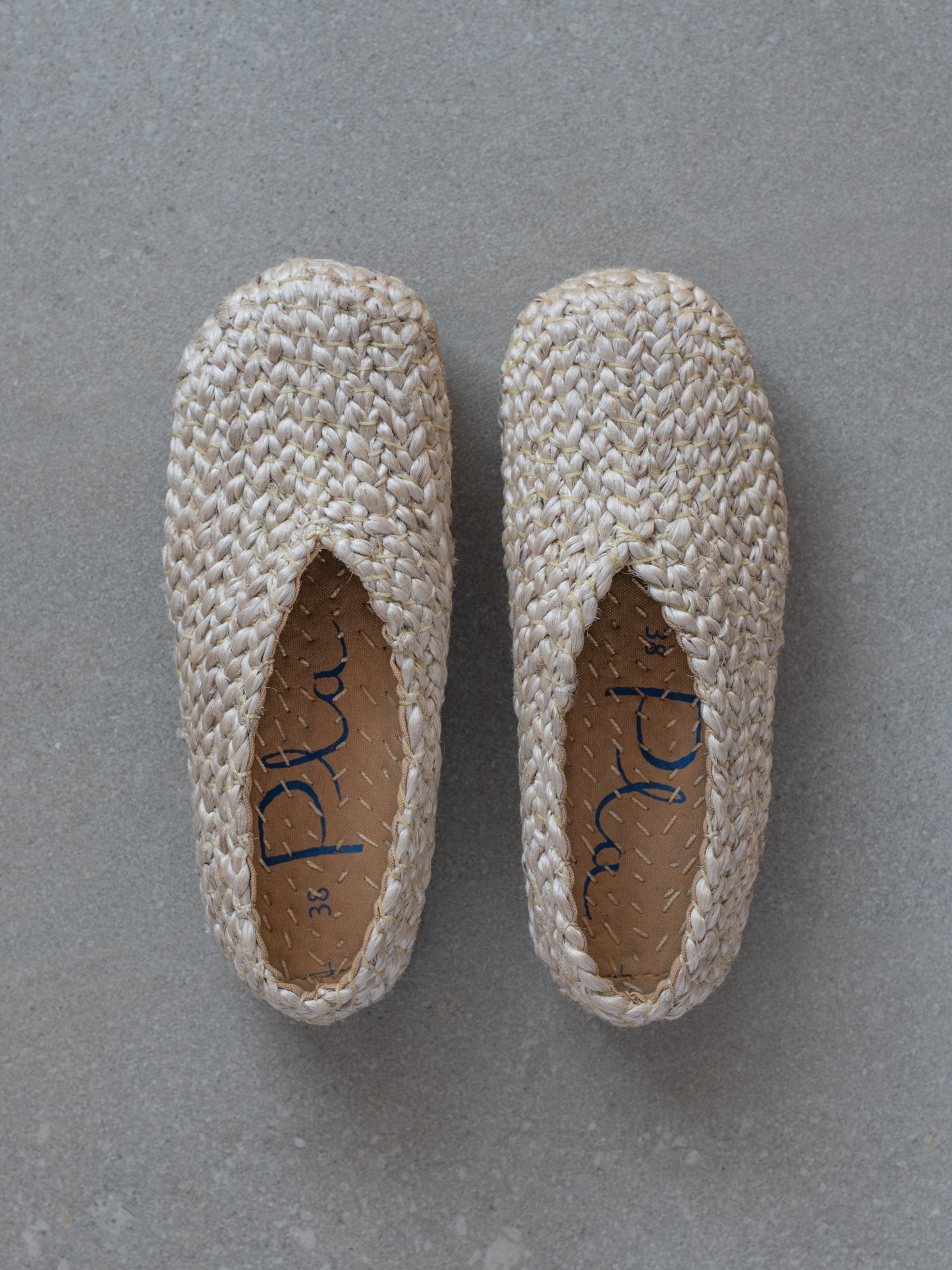Bonanova Woven Jute Flats - Natural