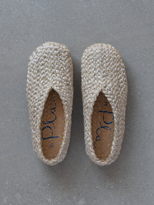 Bonanova Woven Jute Flats - Natural