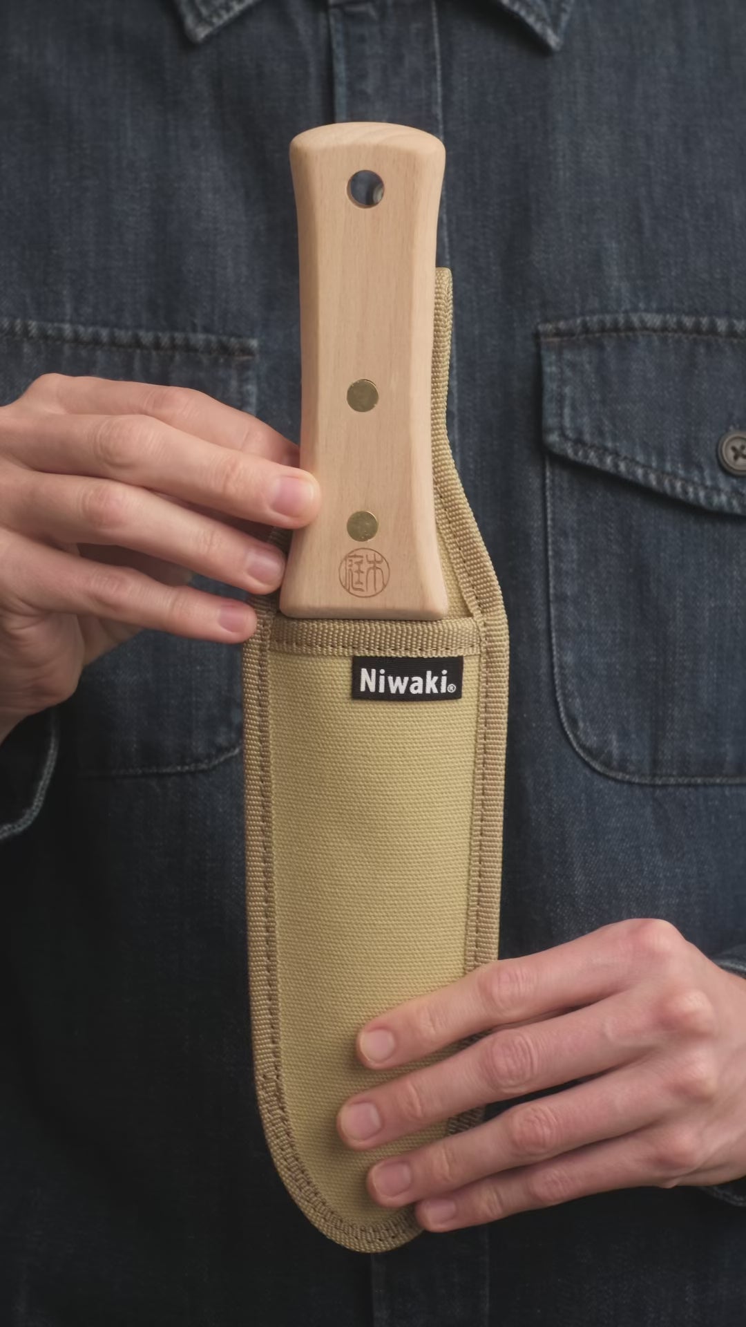 Hori Hori & Canvas Holster