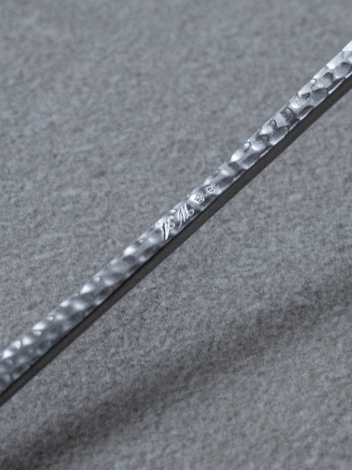 Nagomi Hammered Cutlery - Round Slotted Serving Spoon