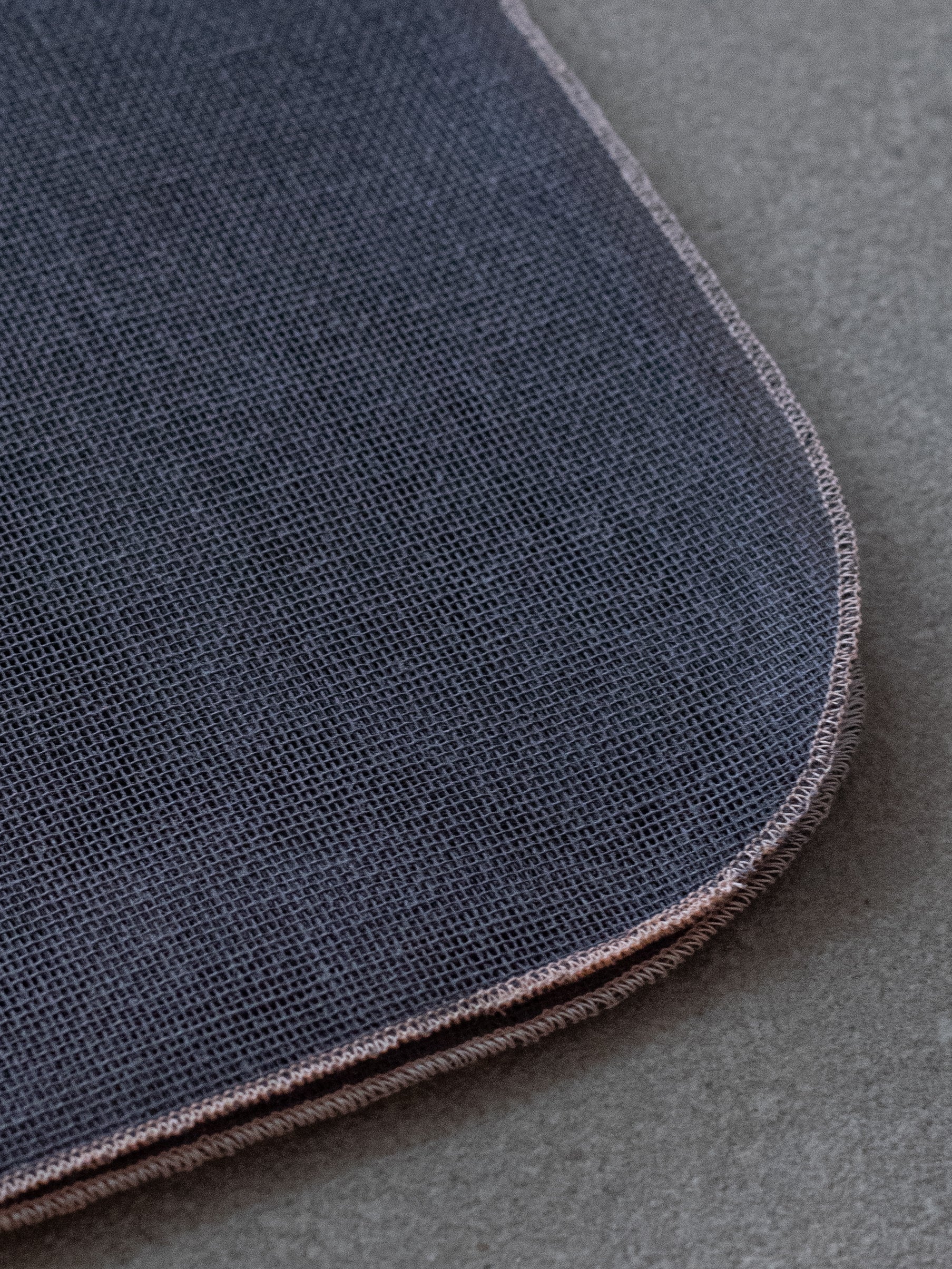 Kaya Gauze Handkerchief - Dark Grey