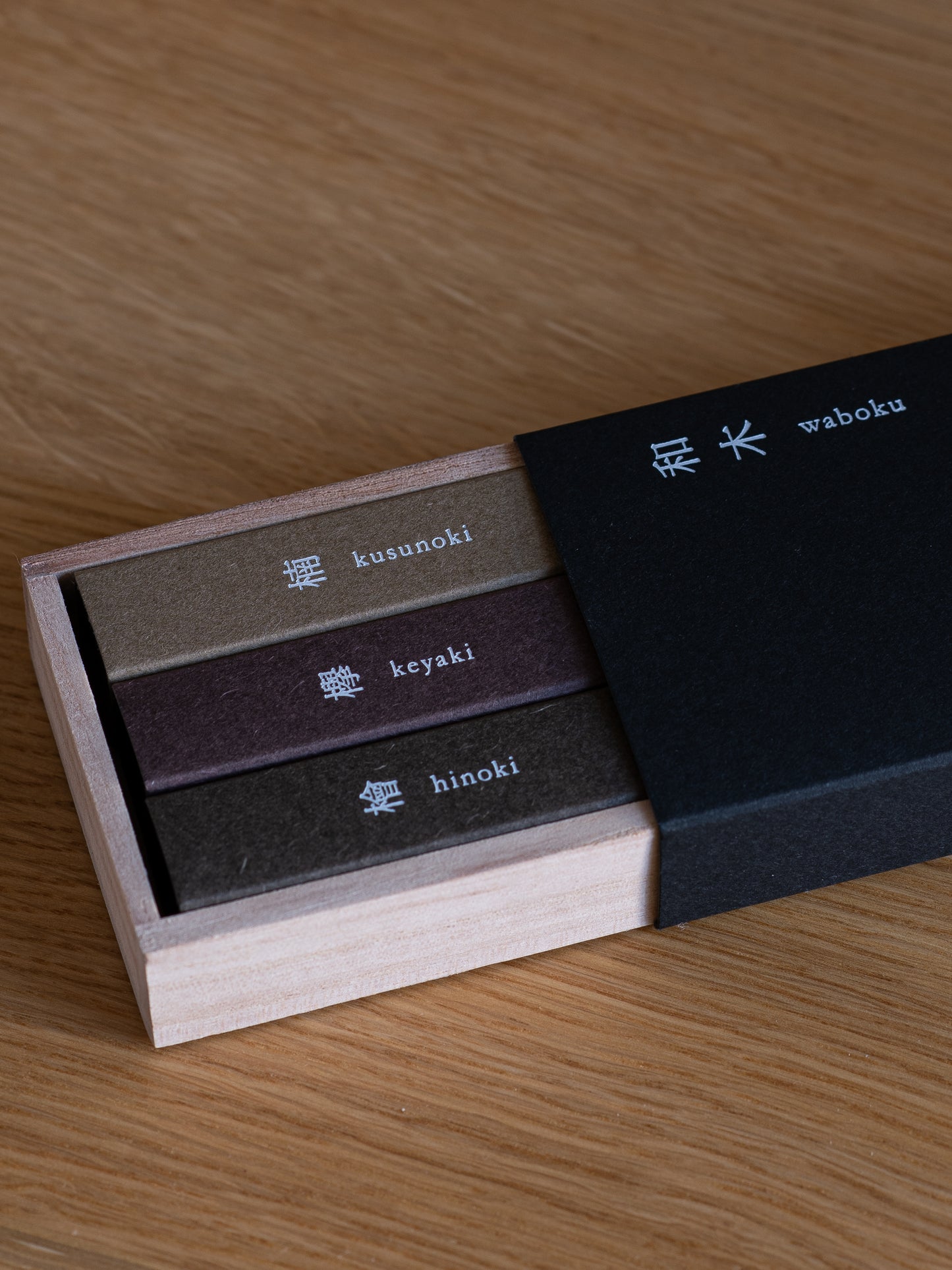 Assorted Waboku Incense Set (Japanese Wooden Scents)