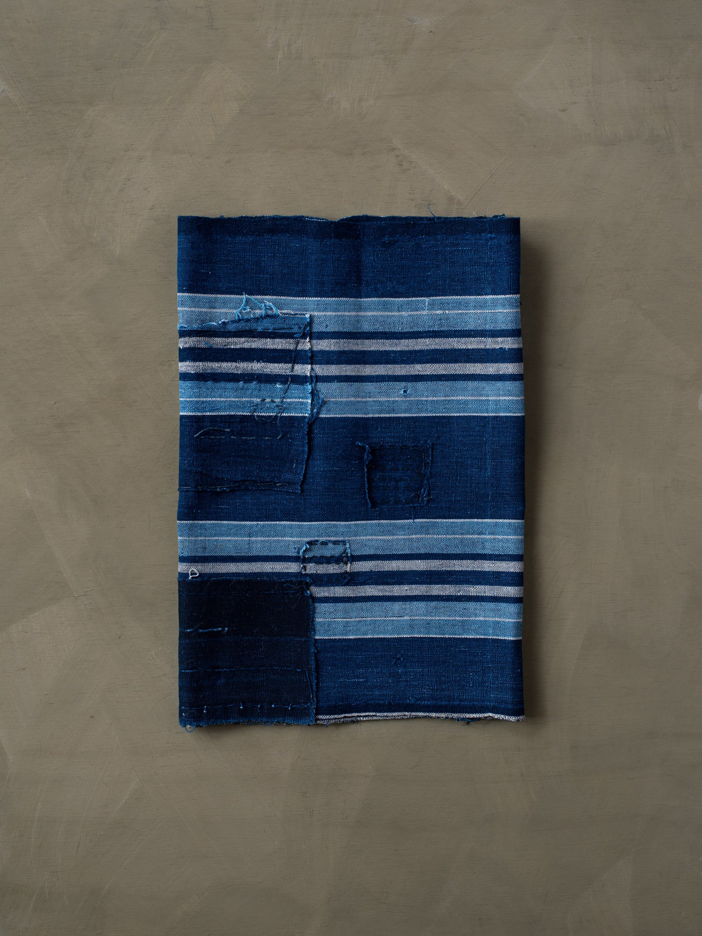 Antique Japanese Textile - Indigo Stripes