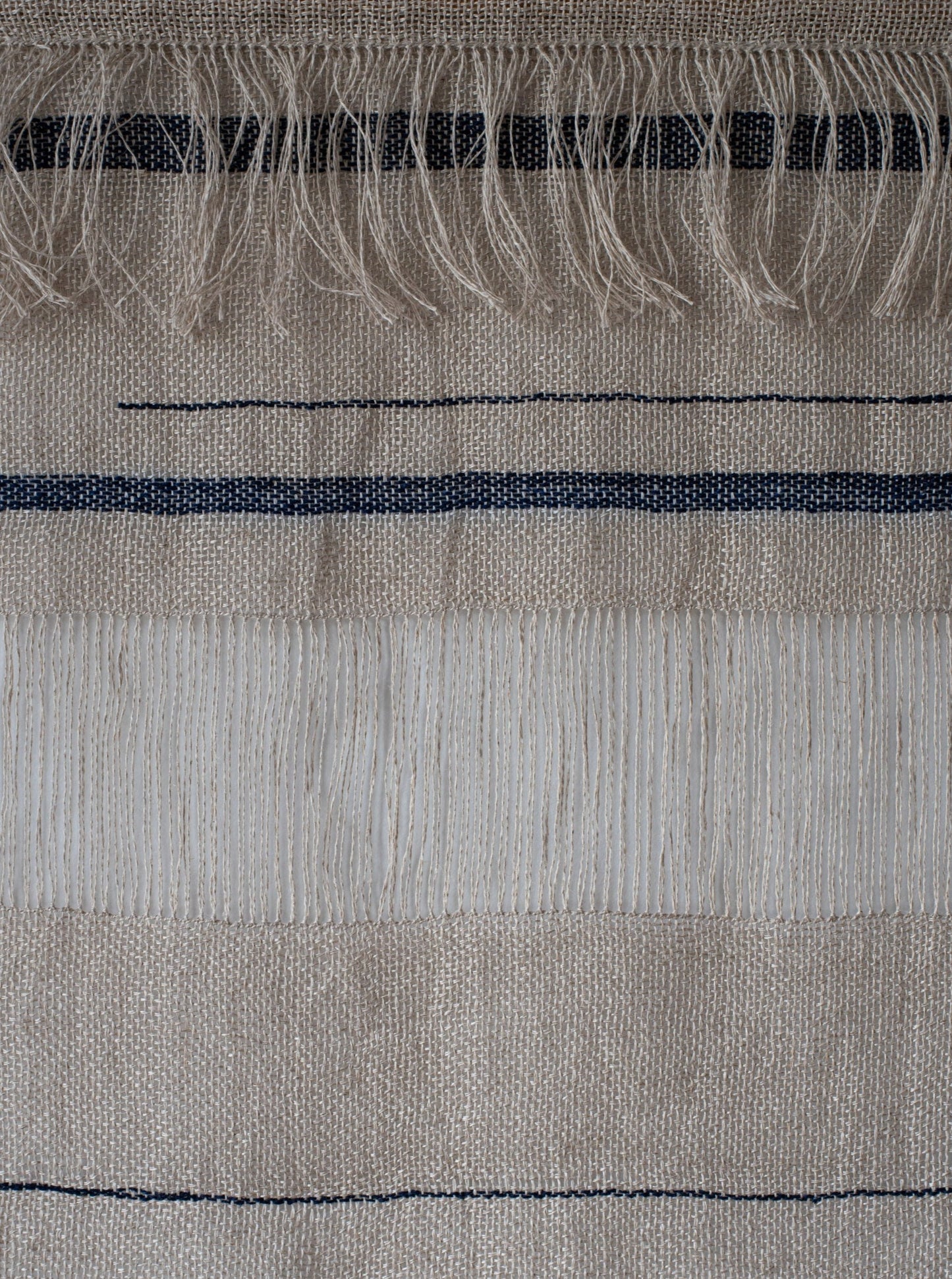 Wall Hanging - Indigo Stripe - Medium