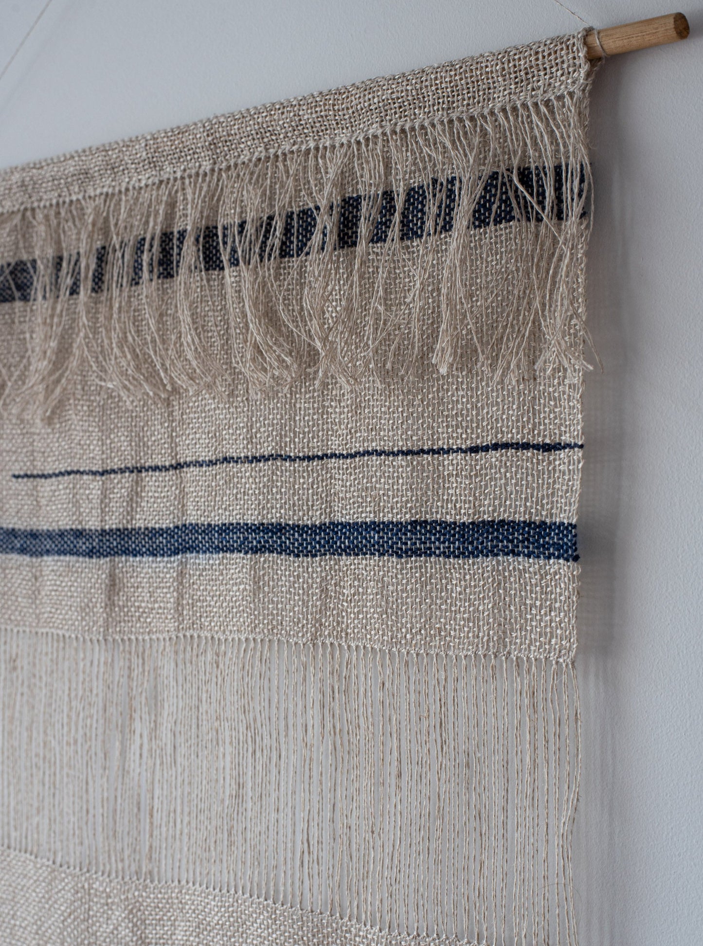 Wall Hanging - Indigo Stripe - Medium