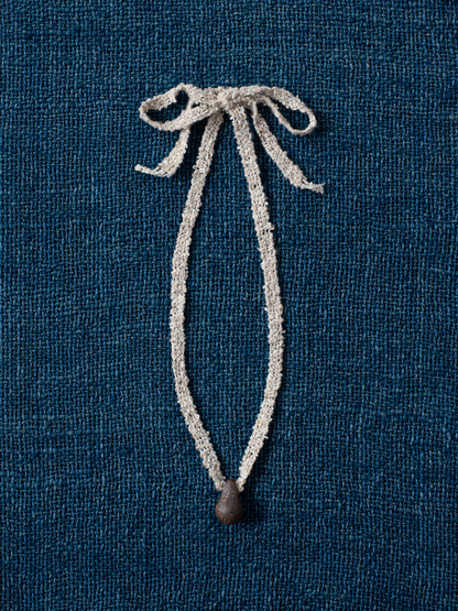 Single Drop Necklace - Linen