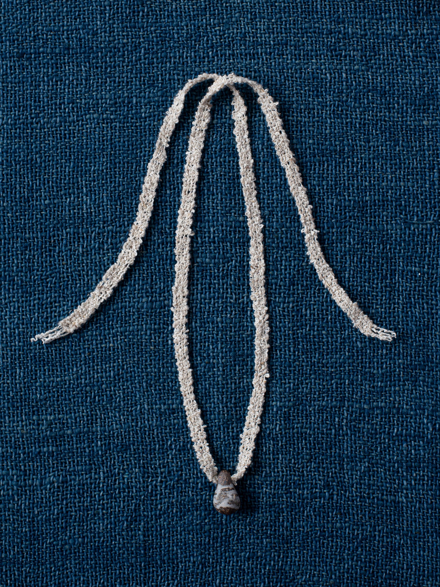 Single Drop Necklace - Linen Hakeme