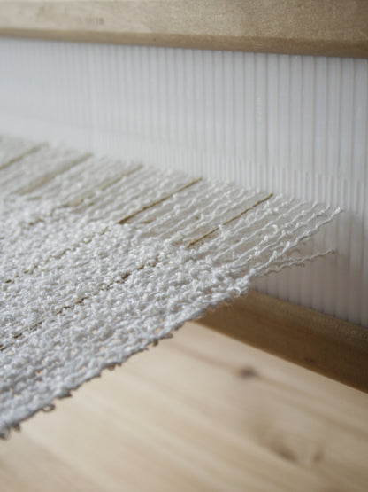 Linen Wash Cloth - White/Sage