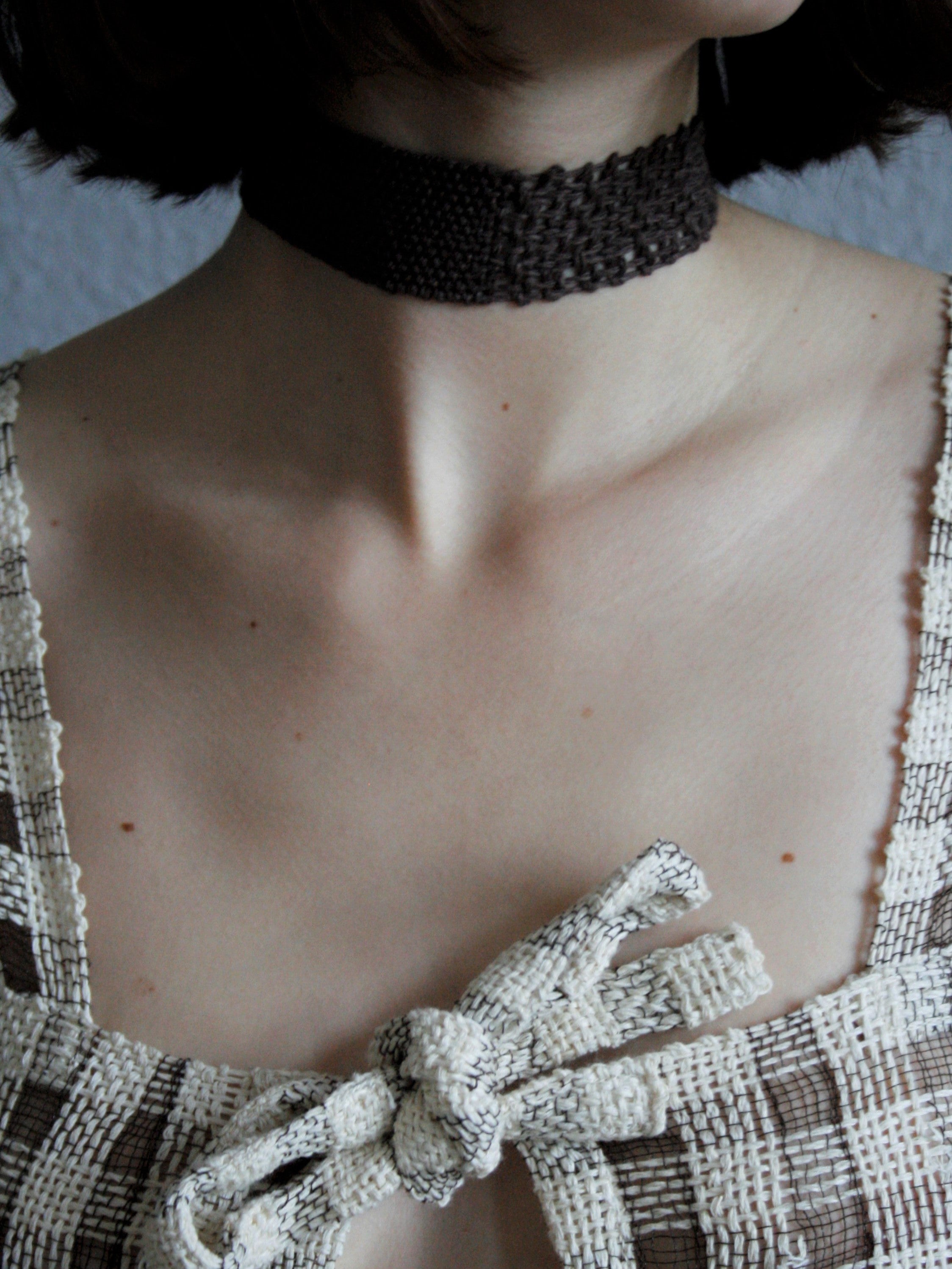 Split Paper Collar - Umber