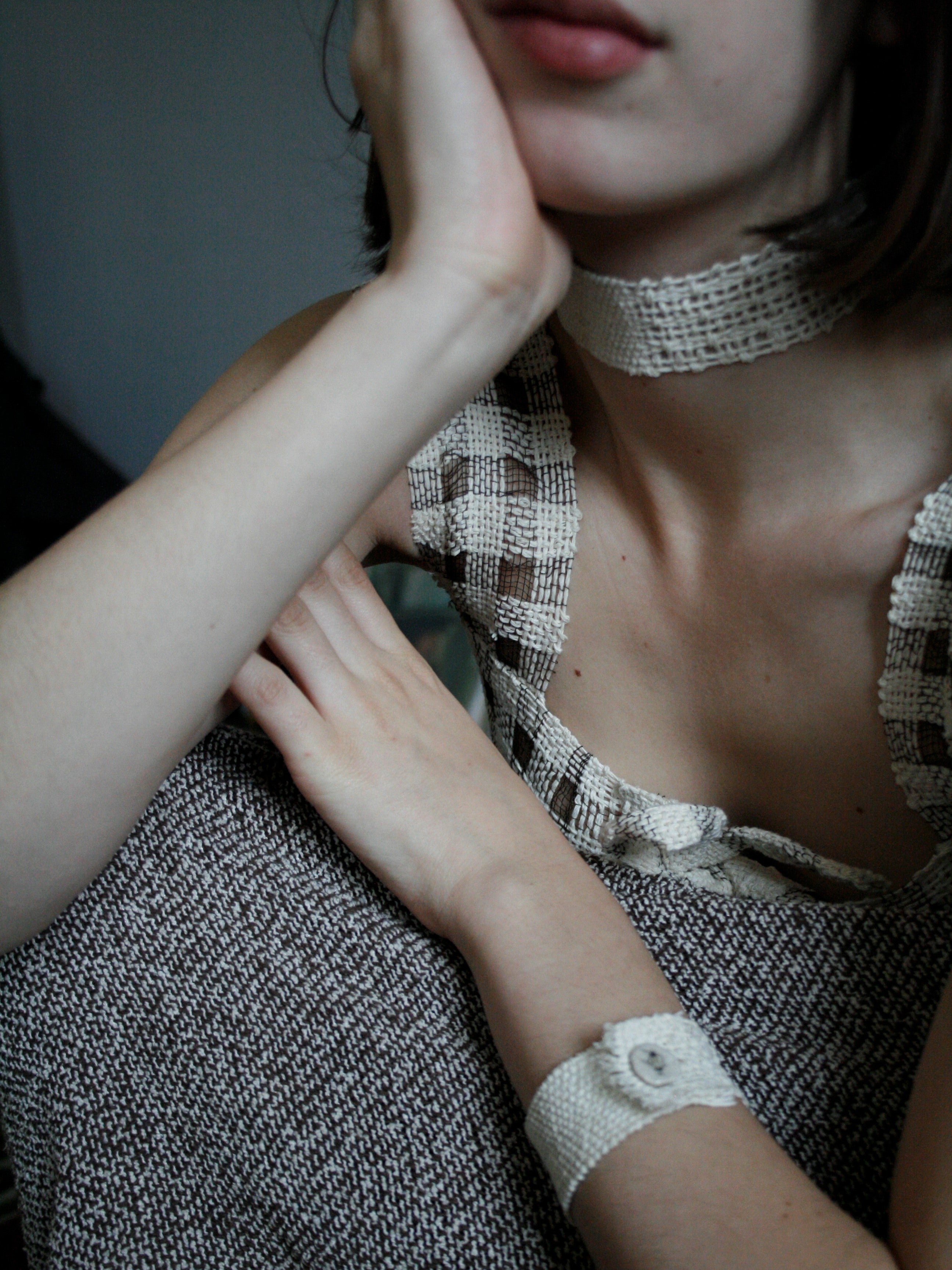 Split Paper Cuff Bracelet - Off White