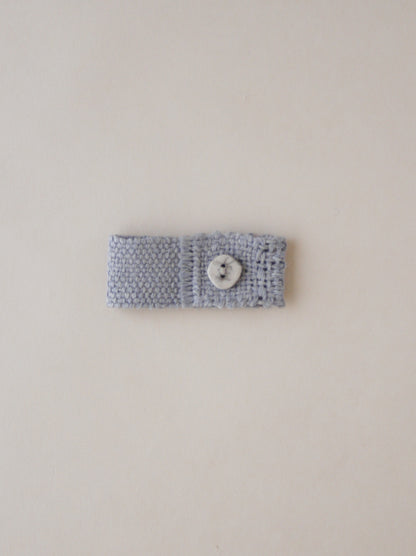 Split Paper Cuff Bracelet - Slate Grey