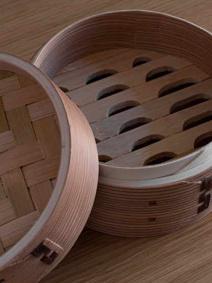 Cedar & Bamboo Steamer Basket