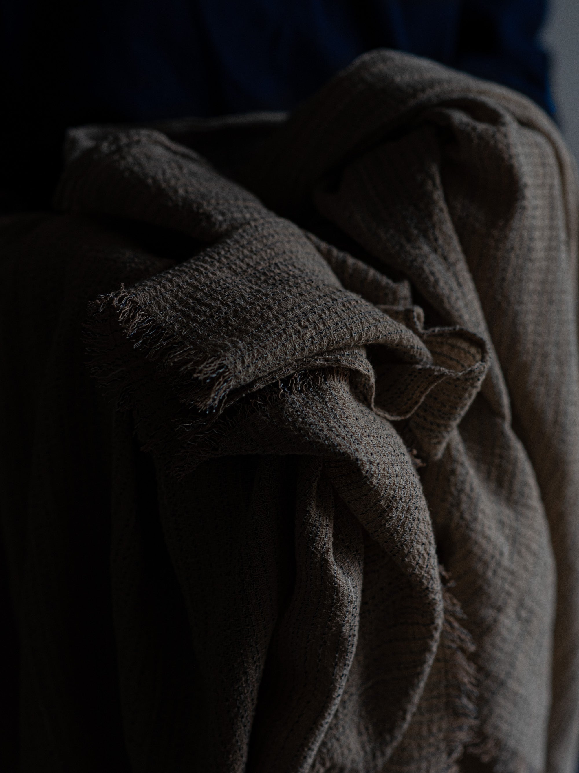 Cotton Gauze Shawl - Persimmon