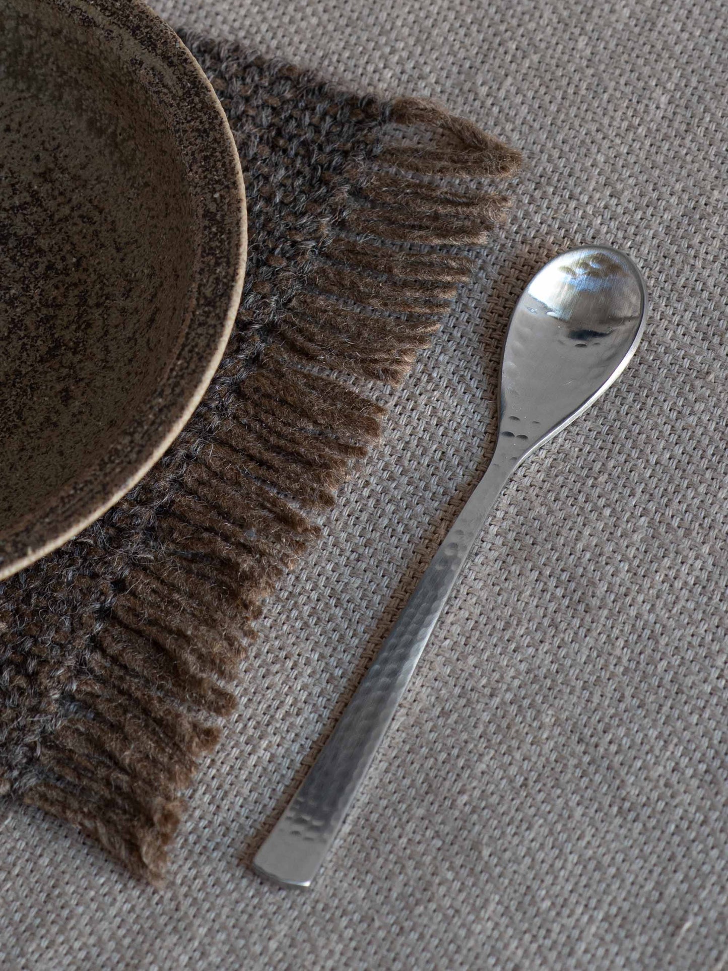 Hammered Coffee Spoon