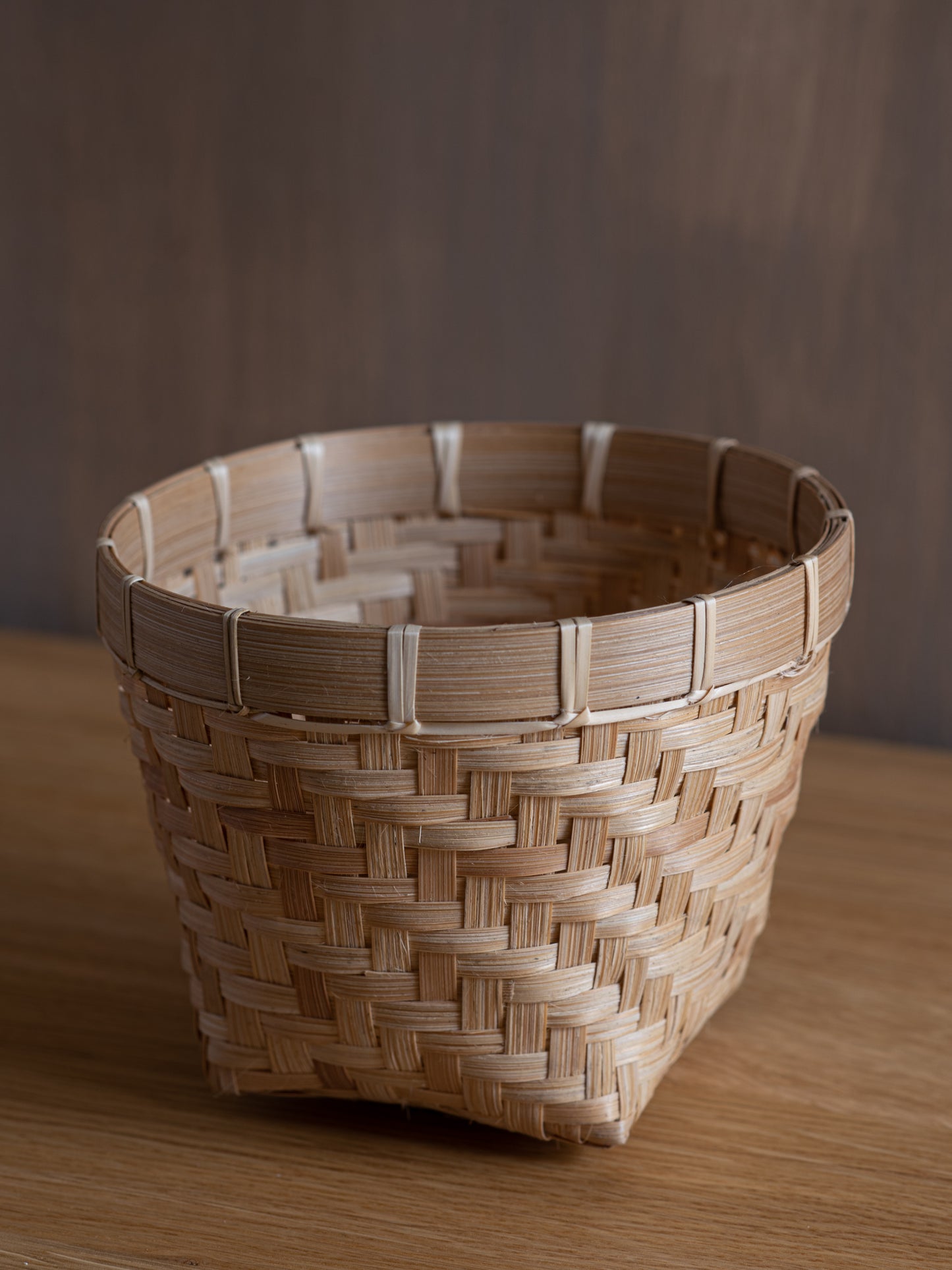 Handwoven Bamboo Basket