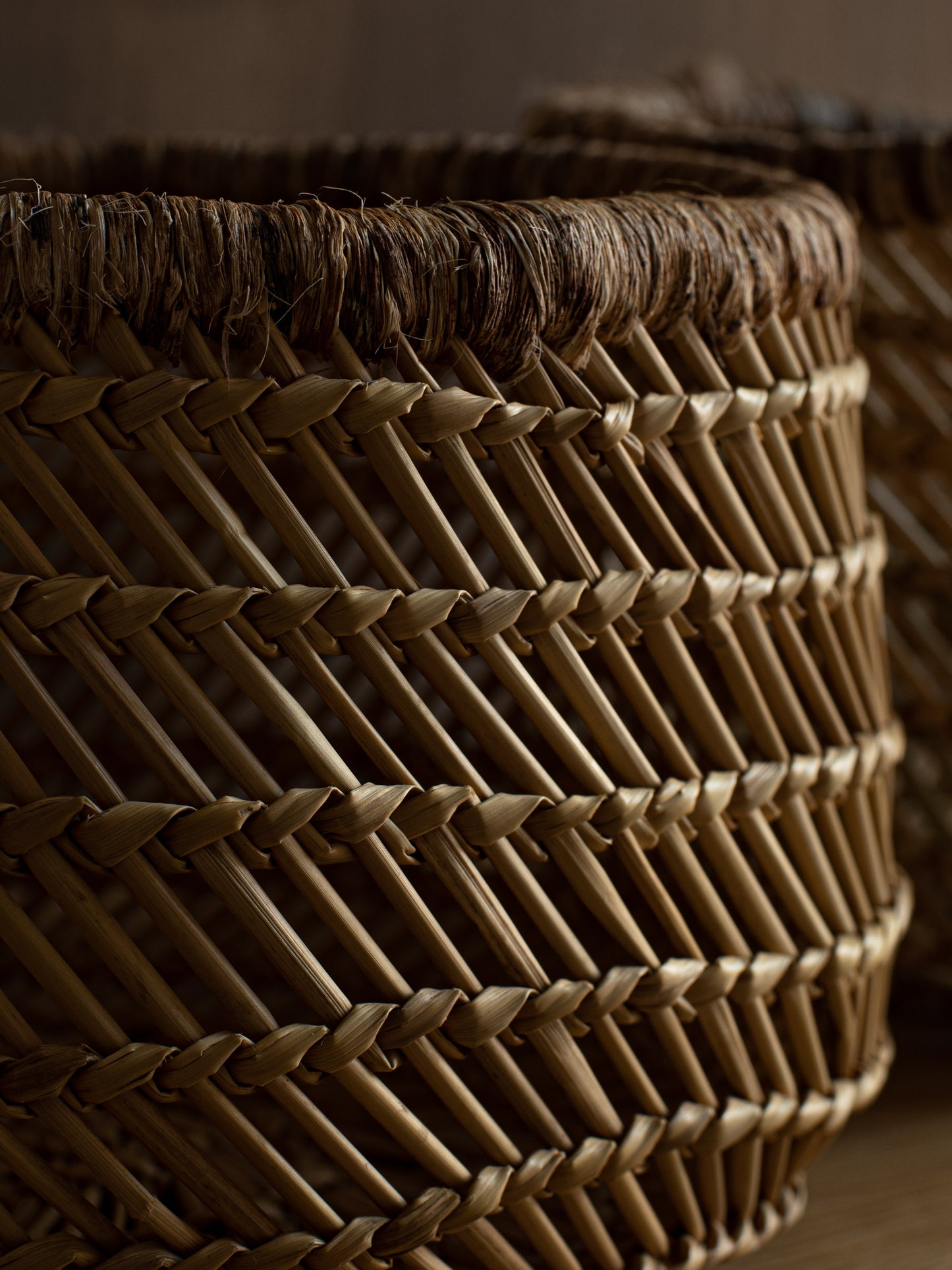 Handwoven Waterweed Basket