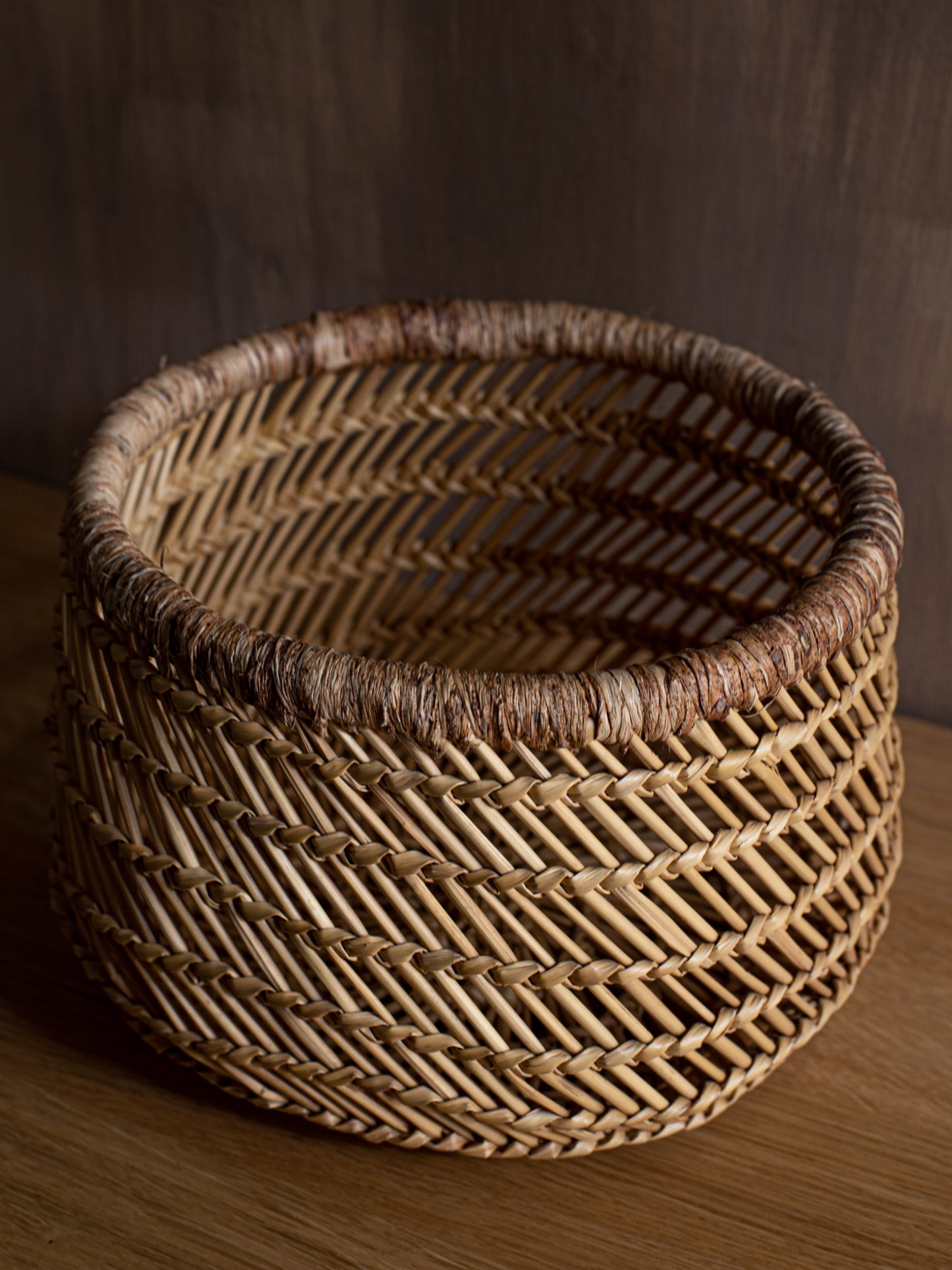 Handwoven Waterweed Basket